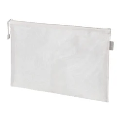 BOLSA ZIPPER BAG LIDERPAPEL POLIESTER TRANSPIRABLE MULTIUSOS DIN A4 BLANCO