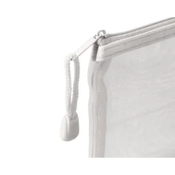 BOLSA ZIPPER BAG LIDERPAPEL POLIESTER TRANSPIRABLE MULTIUSOS DIN A4 BLANCO