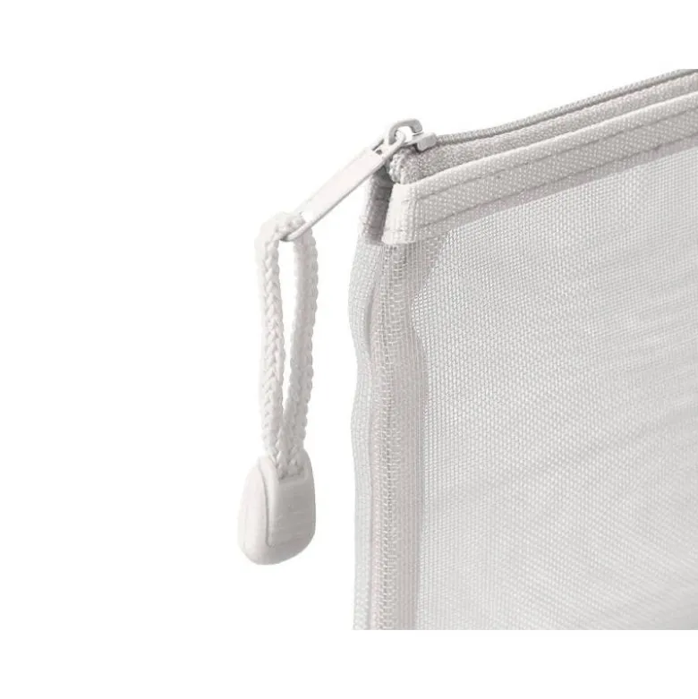 BOLSA ZIPPER BAG LIDERPAPEL POLIESTER TRANSPIRABLE MULTIUSOS DIN A4 BLANCO