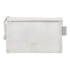 BOLSA ZIPPER BAG LIDERPAPEL POLIESTER TRANSPIRABLE MULTIUSOS DIN A6 BLANCO