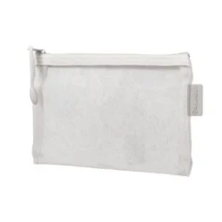 BOLSA ZIPPER BAG LIDERPAPEL POLIESTER TRANSPIRABLE MULTIUSOS DIN A6 BLANCO