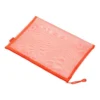 BOLSA ZIPPER BAG LIDERPAPEL POLIESTER TRANSPIRABLE MULTIUSOS DIN A4 NARANJA