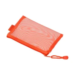 BOLSA ZIPPER BAG LIDERPAPEL POLIESTER TRANSPIRABLE MULTIUSOS DIN A6 NARANJA