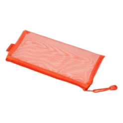 BOLSA ZIPPER BAG LIDERPAPEL POLIESTER TRANSPIRABLE MULTIUSOS TICKET 230X115 MM NARANJA