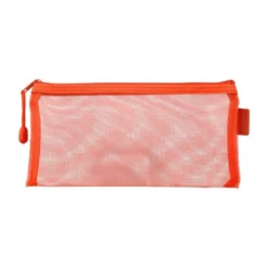 BOLSA ZIPPER BAG LIDERPAPEL POLIESTER TRANSPIRABLE MULTIUSOS TICKET 230X115 MM NARANJA