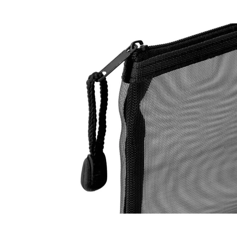 BOLSA ZIPPER BAG LIDERPAPEL POLIESTER TRANSPIRABLE MULTIUSOS DIN A5 NEGRO