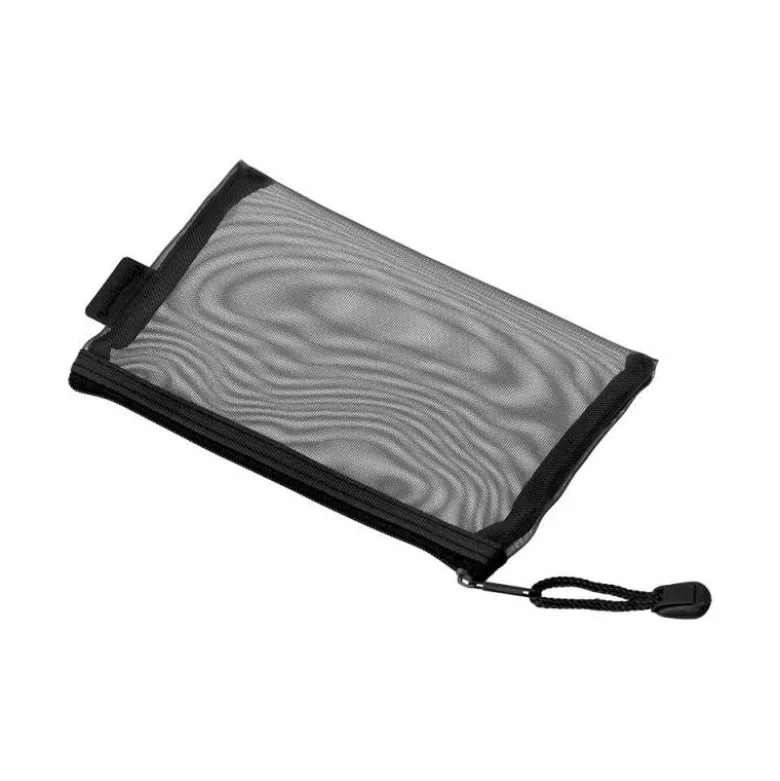 BOLSA ZIPPER BAG LIDERPAPEL POLIESTER TRANSPIRABLE MULTIUSOS DIN A6 NEGRO