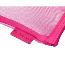 BOLSA ZIPPER BAG LIDERPAPEL POLIESTER TRANSPIRABLE MULTIUSOS DIN A4 ROSA
