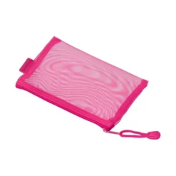 BOLSA ZIPPER BAG LIDERPAPEL POLIESTER TRANSPIRABLE MULTIUSOS DIN A6 ROSA