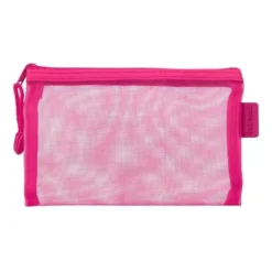 BOLSA ZIPPER BAG LIDERPAPEL POLIESTER TRANSPIRABLE MULTIUSOS DIN A6 ROSA