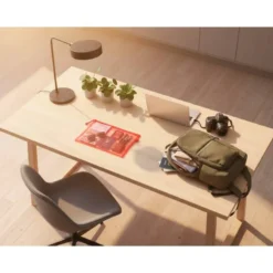 BOLSA ZIPPER BAG LIDERPAPEL POLIESTER TRANSPIRABLE MULTIUSOS DIN A5 VERDE PASTEL