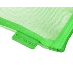 BOLSA ZIPPER BAG LIDERPAPEL POLIESTER TRANSPIRABLE MULTIUSOS TICKET 230X115 MM VERDE PASTEL