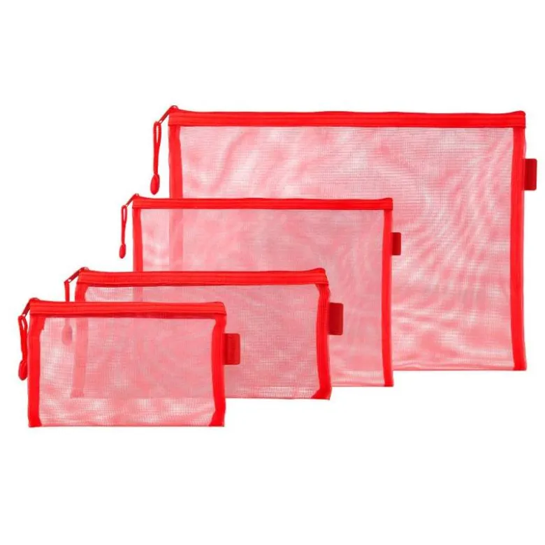BOLSA ZIPPER BAG LIDERPAPEL POLIESTER TRANSPIRABLE MULTIUSOS EXPOSITOR DE 40 UNIDADES TAMAÑOS Y COLORES