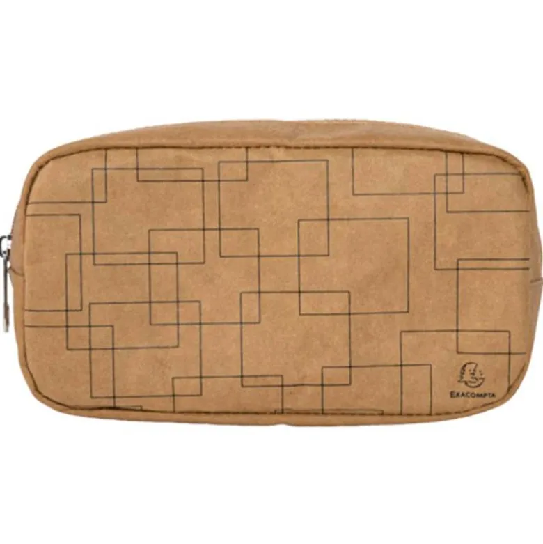 BOLSO ESCOLAR EXACOMPTA ETERNECO CUERO IMITACION VEGETAL GRANDE RECTANGULAR 105X75X205 MM