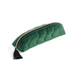 BOLSO PORTATODO MIQUELRIUS HIGHLAND DAYS TERCIOPELO VERDE 215X60X58 MM