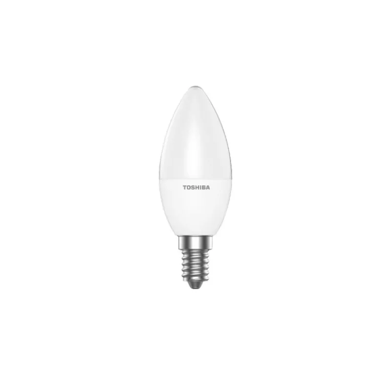 BOMBILLA LED TOSHIBA ESSENTIAL C37 E14 4.7W LUZ CALIDA 2700K