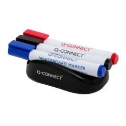 BORRADOR Q-CONNECT MAGNETICO CON ROTULADOR NEGRO ROJO Y AZUL PARA PIZARRA BLANCA