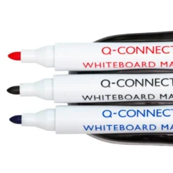 BORRADOR Q-CONNECT MAGNETICO CON ROTULADOR NEGRO ROJO Y AZUL PARA PIZARRA BLANCA