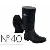 BOTAS DELTAPLUS DE SEGURIDAD STONE PVC NEGRO SUELA DE TACOS TALLA 40