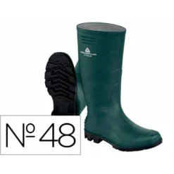 BOTAS DELTAPLUS DE SEGURIDAD STONE PVC VERDE SUELA DE TACOS TALLA 48