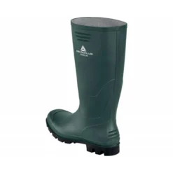 BOTAS DELTAPLUS DE SEGURIDAD STONE PVC VERDE SUELA DE TACOS TALLA 48