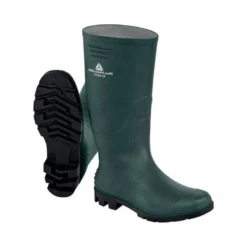 BOTAS DELTAPLUS DE SEGURIDAD STONE PVC VERDE SUELA DE TACOS TALLA 48