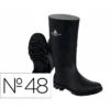 BOTAS DELTAPLUS DE SEGURIDAD STONE PVC NEGRO SUELA DE TACOS TALLA 48