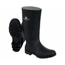 BOTAS DELTAPLUS DE SEGURIDAD STONE PVC NEGRO SUELA DE TACOS TALLA 48