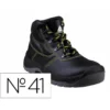 BOTAS DELTAPLUS DE SEGURIDAD PIEL CRUPON PIGMENTADA SUELA PU BI-DENSIDAD COLOR NEGRO TALLA 41