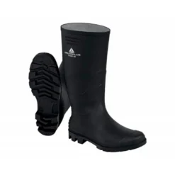 BOTAS DELTAPLUS DE SEGURIDAD STONE PVC NEGRO SUELA DE TACOS TALLA 38