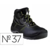 BOTAS DELTAPLUS DE SEGURIDAD PIEL CRUPON PIGMENTADA SUELA PU BI-DENSIDAD COLOR NEGRO TALLA 37
