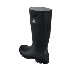 BOTAS DELTAPLUS DE SEGURIDAD STONE PVC NEGRO SUELA DE TACOS TALLA 42