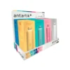 BOTELLA ANTARTIK ISOTERMICA ACERO INOXIDABLE LIBRE DE BPA 750ML EXPOSITOR CON 8 BOTELLAS