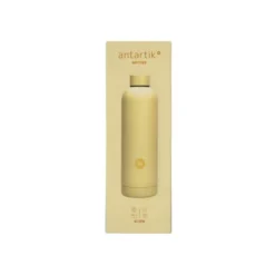 BOTELLA PORTALIQUIDOS ANTARTIK ISOTERMICA ACERO INOXIDABLE LIBRE DE BPA COLOR AMARILLO 500 ML