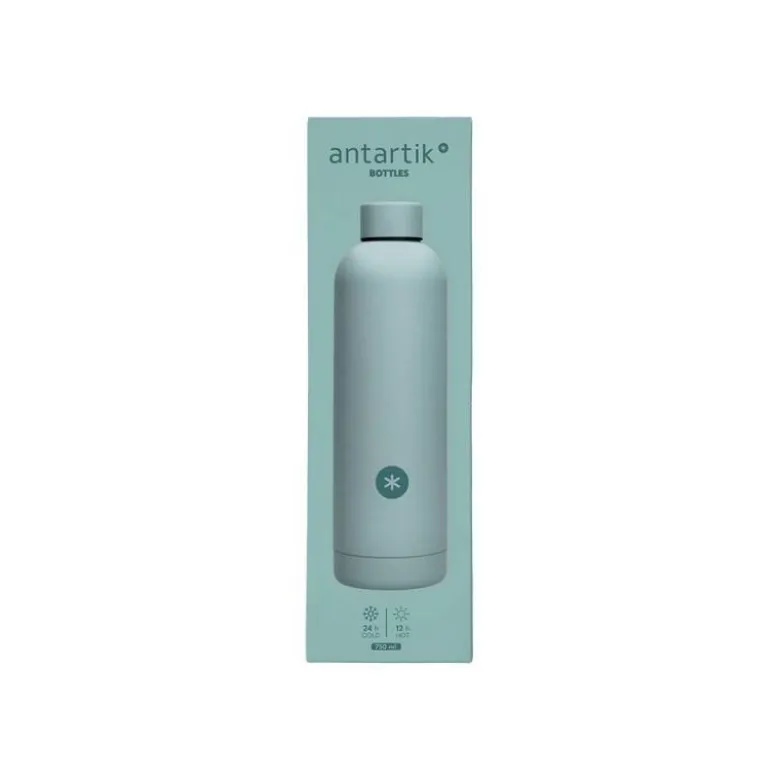 BOTELLA PORTALIQUIDOS ANTARTIK ISOTERMICA ACERO INOXIDABLE LIBRE DE BPA COLOR MENTA 750 ML