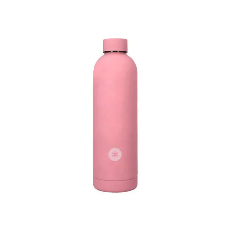 BOTELLA PORTALIQUIDOS ANTARTIK ISOTERMICA ACERO INOXIDABLE LIBRE DE BPA COLOR ROSA 750 ML