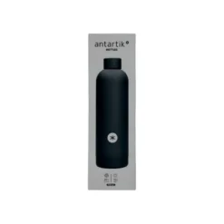 BOTELLA PORTALIQUIDOS ANTARTIK ISOTERMICA ACERO INOXIDABLE LIBRE DE BPA COLOR NEGRO 750 ML