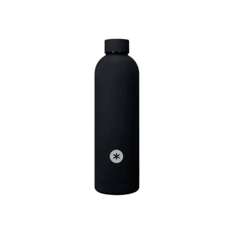 BOTELLA PORTALIQUIDOS ANTARTIK ISOTERMICA ACERO INOXIDABLE LIBRE DE BPA COLOR NEGRO 750 ML