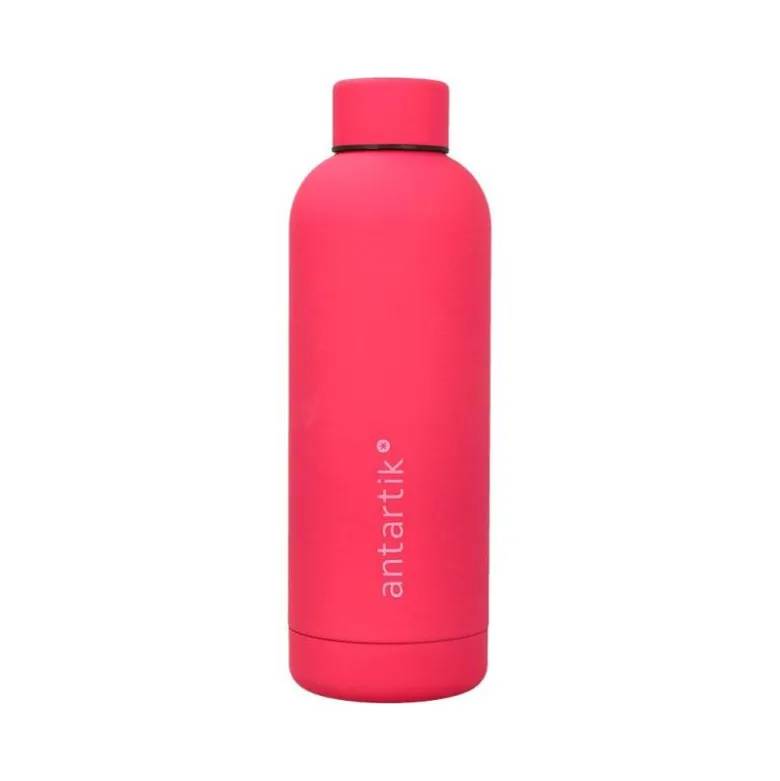 BOTELLA PORTALIQUIDOS ANTARTIK ISOTERMICA ACERO INOXIDABLE LIBRE DE BPA COLOR FUCSIA 500 ML