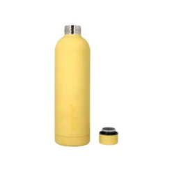 BOTELLA PORTALIQUIDOS ANTARTIK ISOTERMICA ACERO INOXIDABLE LIBRE DE BPA COLOR AMARILLO 750 ML