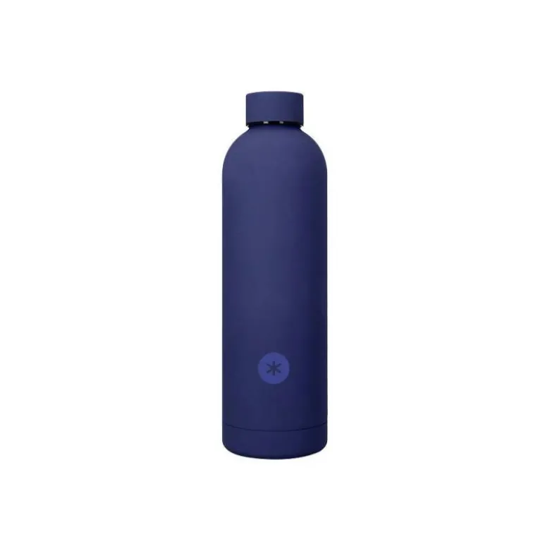 BOTELLA PORTALIQUIDOS ANTARTIK ISOTERMICA ACERO INOXIDABLE LIBRE DE BPA COLOR AZUL 75O ML