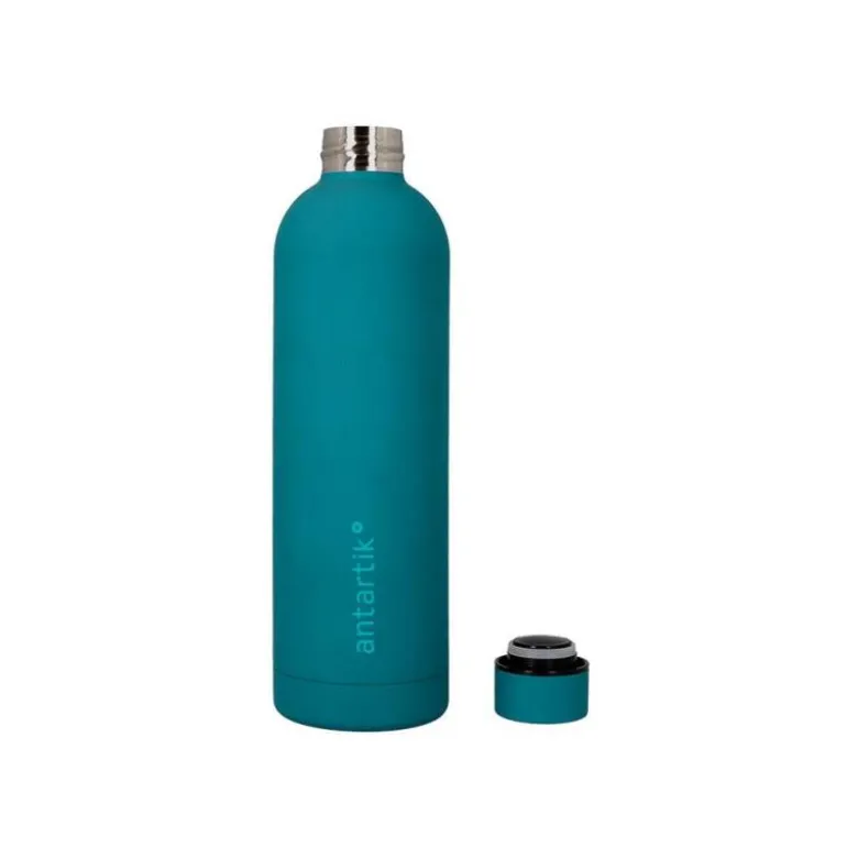 BOTELLA PORTALIQUIDOS ANTARTIK ISOTERMICA ACERO INOXIDABLE LIBRE DE BPA COLOR TURQUESA 750 ML