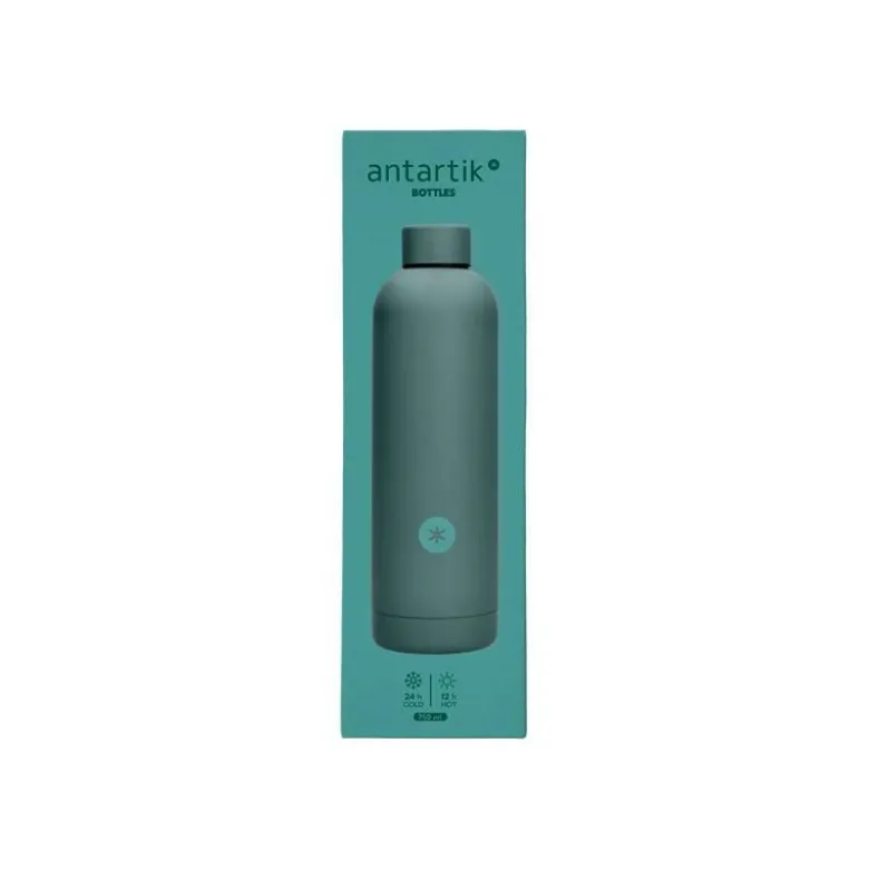 BOTELLA PORTALIQUIDOS ANTARTIK ISOTERMICA ACERO INOXIDABLE LIBRE DE BPA COLOR TURQUESA 750 ML