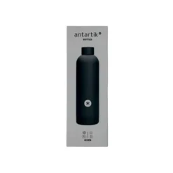BOTELLA PORTALIQUIDOS ANTARTIK ISOTERMICA ACERO INOXIDABLE LIBRE DE BPA COLOR NEGRO 500 ML