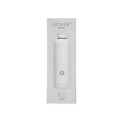 BOTELLA PORTALIQUIDOS ANTARTIK ISOTERMICA ACERO INOXIDABLE LIBRE DE BPA COLOR BLANCO 500 ML