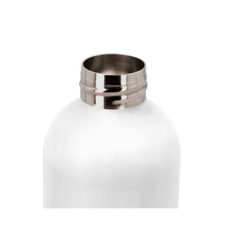 BOTELLA PORTALIQUIDOS ANTARTIK ISOTERMICA ACERO INOXIDABLE LIBRE DE BPA COLOR BLANCO 500 ML
