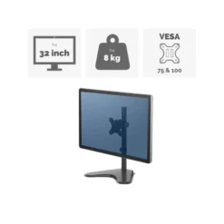 BRAZO PARA MONITOR FELLOWES SERIE PROFESSIONAL AJUSTABLE ALTURA 1 PANTALLA SERIE BRAZO HORIZONTAL NORMATIVA VESA