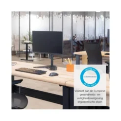 BRAZO PARA MONITOR FELLOWES SERIE PROFESSIONAL AJUSTABLE ALTURA 1 PANTALLA SERIE BRAZO HORIZONTAL NORMATIVA VESA