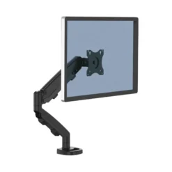 BRAZO PARA MONITOR FELLOWES SERIE EPPA AJUSTABLE ALTURA 1 PANTALLA NORMATIVA VESA HASTA 10 KG NEGRO