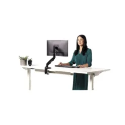 BRAZO PARA MONITOR FELLOWES SERIE EPPA AJUSTABLE ALTURA 1 PANTALLA NORMATIVA VESA HASTA 10 KG NEGRO